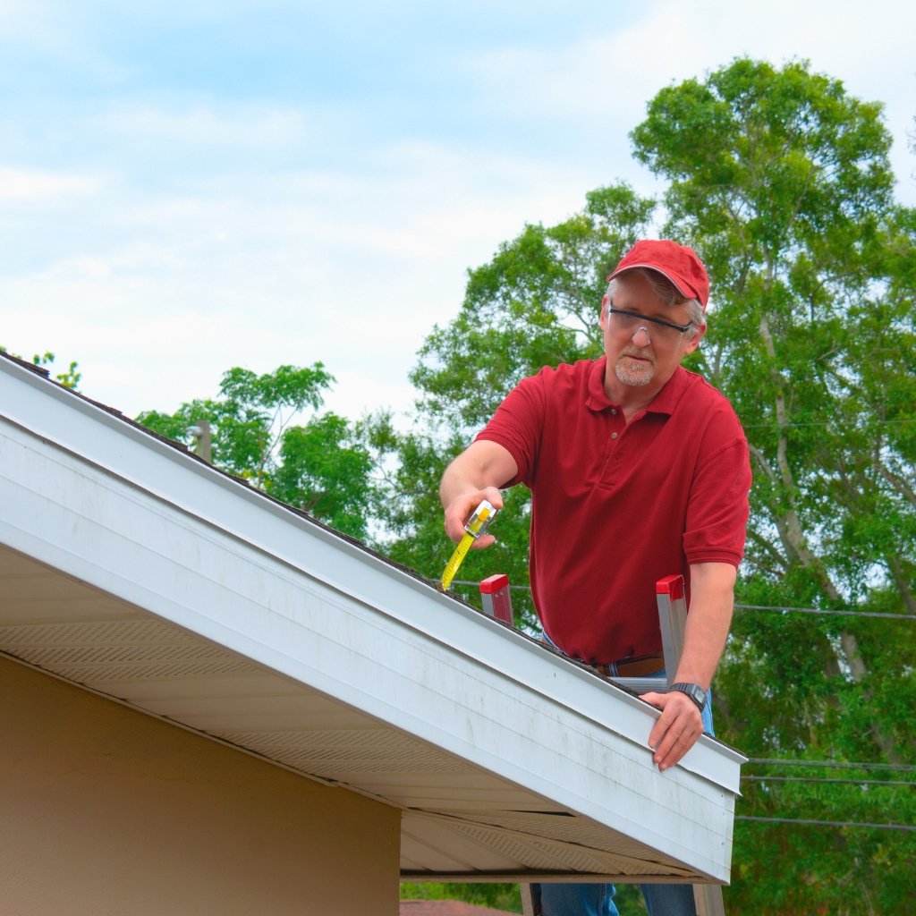 illustration of roof inspection in clayton nc.